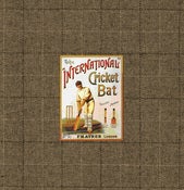 Image of Greeting Card:Vintage Cricket Bat