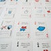 Image of 60's Vintage Braniff airline playing cards