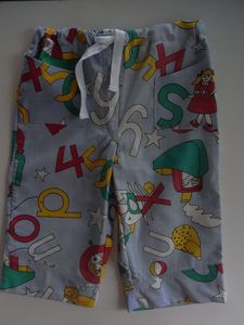 Image of Tomboy pants ABC retro print