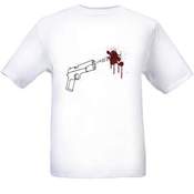 Image of Pistol T-Shirt White