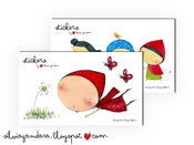 Image of pack 2 stickers