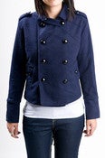 Image of NAVY MILITARY JACKET
