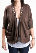 Image of BROWN SLOUCHY SWEATER
