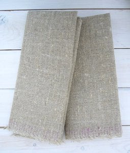 Image of Rustic Linen Towel - set of two