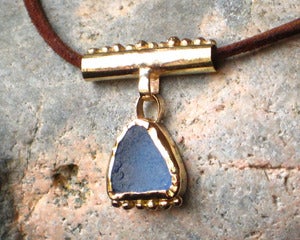 Image of Blue Seaglass Necklace