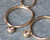 Image of Champagne Diamond Dangles