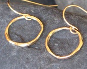Image of Gold Circle Dangles