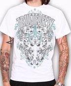 Image of TF tee - "Meddow Of Doom" Green and White