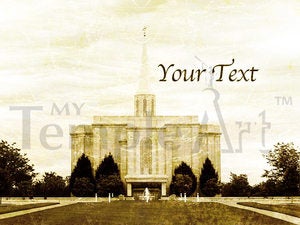 Image of St Louis Missouri LDS (Mormon) Temple Art