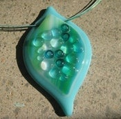 Image of collier VISTA aqua et opal art