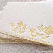 Image of Letterpress Tags | Daisy