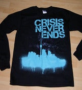 Image of Crisis Never Ends LONGSLEEVE BLACK STUTTGART