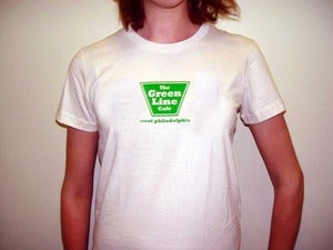 Image of Unbleached, Organic Cotton Tee with GL Logo
