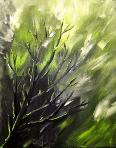 Image of THE METAL Acrylic Painting on Canvas