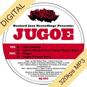 Image of Jugoe - Night Fumblings/Kingpin 12" (Vinyl Sold Out - Digital Only)