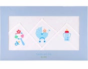 Image of Pack of III Boys Handkerchiefs: New Born Boy