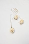 Image of Halfpenny London Resin 3 x Buddha balls with jade beads