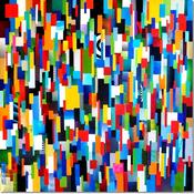 Image of Because There's More to Life - 48x48 -SOLD- to Darwin & Myra