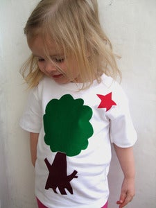 Image of Oak Tree Organic Cotton Childrens Tshirt