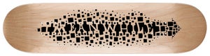 Image of Meanwhile Skateboards Deck "Negative Space" series