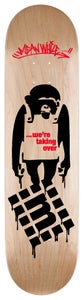 Image of Meanwhile Skateboards Deck "Chimp Takeover (Drip)" series