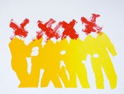 Image of Heart Strings - silkscreen print