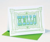 Image of Fancy Hello card