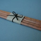 Image of quote pencils - village (pack of 4)