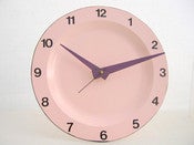 Image of Enamel plate clock