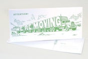 Image of 8 We're Moving! postcards