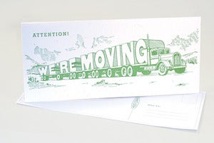 Image of 8 We're Moving! postcards