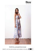 Image of BINNY 'Pippi's Longstocking' Cotton Maxi Dress
