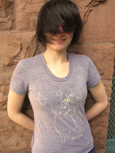 Image of Deerhunter - Girl's Tee (Athletic Grey)