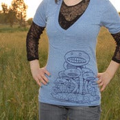 Image of "Growing" v-neck T by archradish