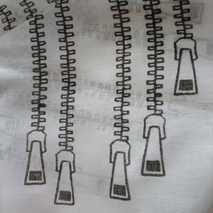 Image of Zipper Scarf - Black