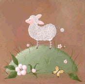 Image of Lamby Standin' 12" x 12"