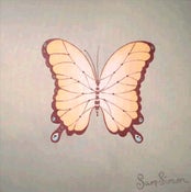 Image of Royal Butterfly on Green 12" x 12"