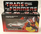 Image of Transformers Red Alert and Sideswipe G1 Unofficial Replica