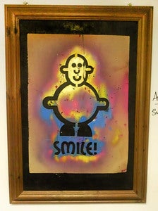 Image of 'Smileyman Used Stencil'