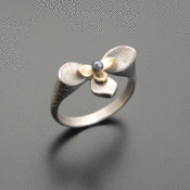 Image of Layered Lotus Ring