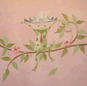 Image of Mordechai the Frog Prince 12" x 12"