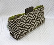 Image of SM_brown houndstooth/ pale green floral