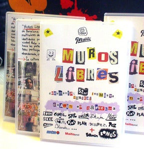 Image of Miss Van, PEZ, Chanoir, Xupet, Sixe, Dios, Flying Fort - DVD Muros Libres Graffiti Barcelona
