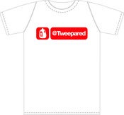 Image of Tweepared White Logo Shirt