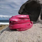 Image of Short Leather bracelet - pink