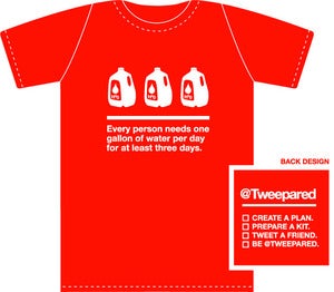 Image of Tweeparedness T-shirt (Red)