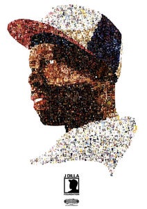 Image of J DILLA "OVER A BILLION SERVED" LIMITED EDITION 24 X 36 PRINT (WORLDWIDE SHIPPING)