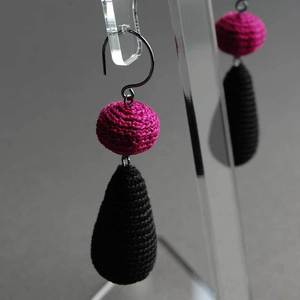 Image of Crochet earrings in custom colours 
