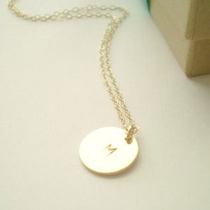 Image of Personalized Initial Necklace