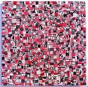 Image of Pieces of Life in Black, White, Red